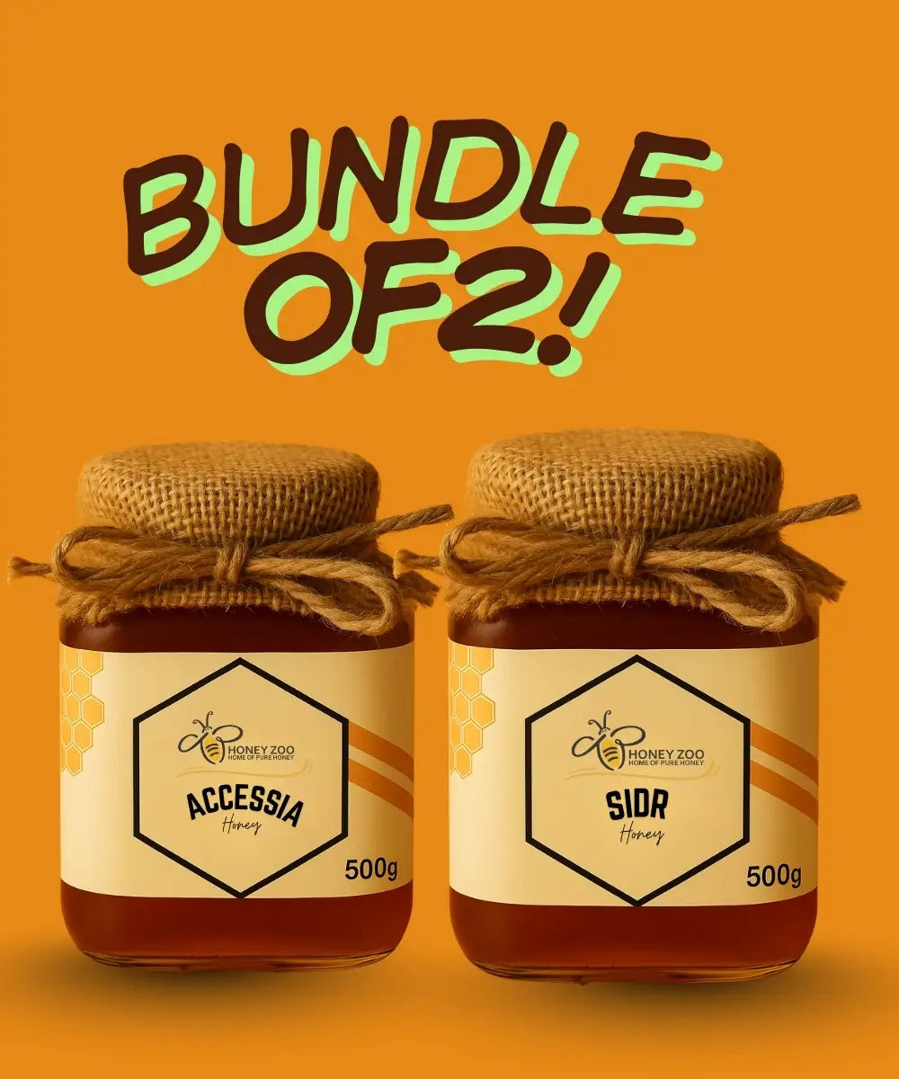Honey Zoo Twin Pack – Accessia & Sidr Honey (2 × 500g)